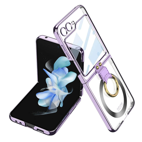 Casebuddy purple / case with Ring / Galaxy Z Flip 5 Magsafe Ring Holder Galaxy Z Flip 5 Cover