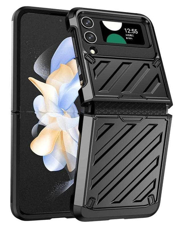 Casebuddy Black / For Galaxy Z Flip 5 Military Grade Galaxy Z Flip 5 Defender Case