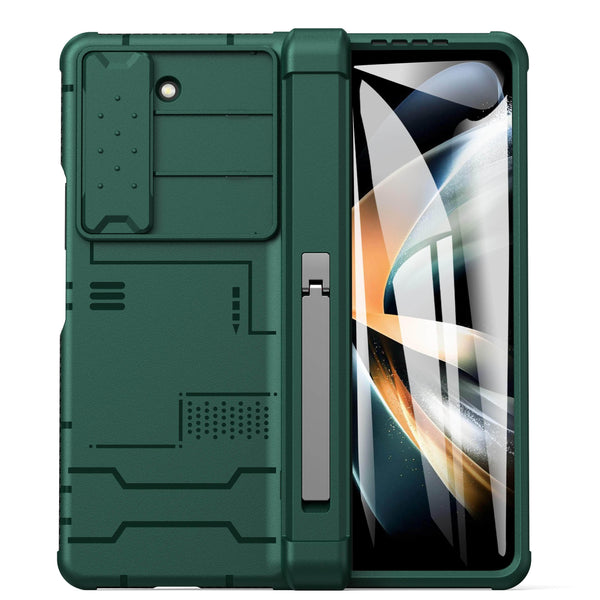 Casebuddy Green / Galaxy Z Fold 5 Rugged Bracket Galaxy Z Fold 5 Armor Cover