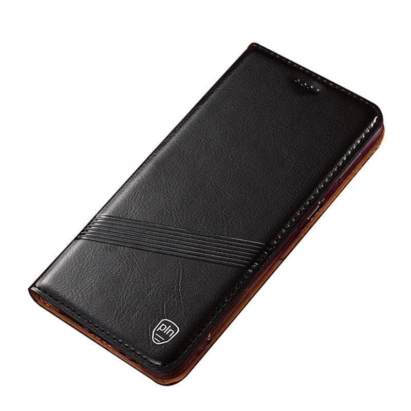 Casebuddy Crazy Horse Real Leather 15 Pro Magnetic Cover