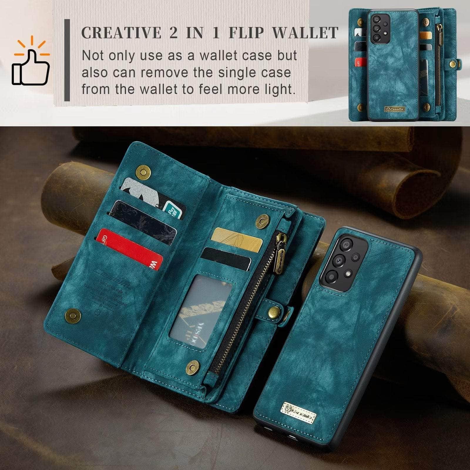 Casebuddy Detachable Galaxy A14 Wallet Case