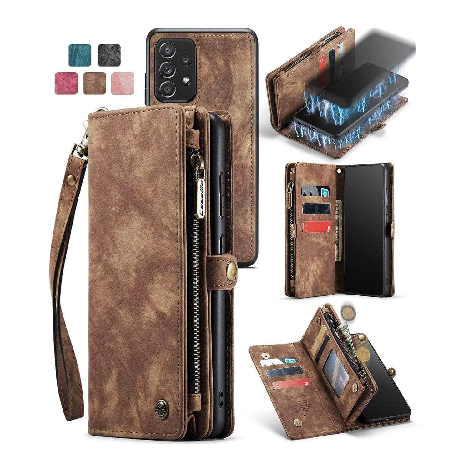 Casebuddy Detachable Galaxy A14 Wallet Case