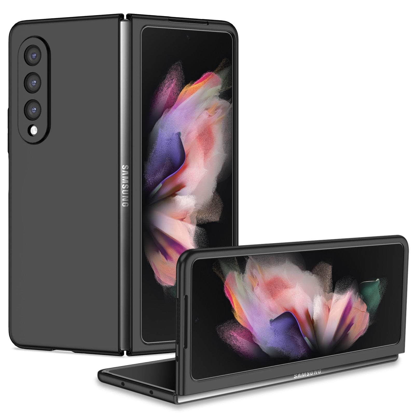 Casebuddy Black / for samsung Z Fold 5 Drop Protection Galaxy Z Fold 5 Folding Case