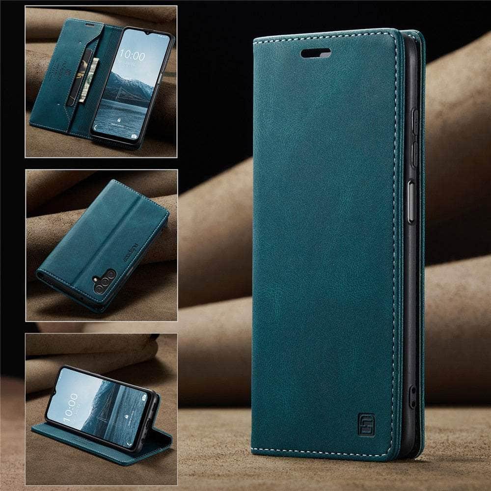 Casebuddy Galaxy A14 5G Flip Vegan Leather Cover