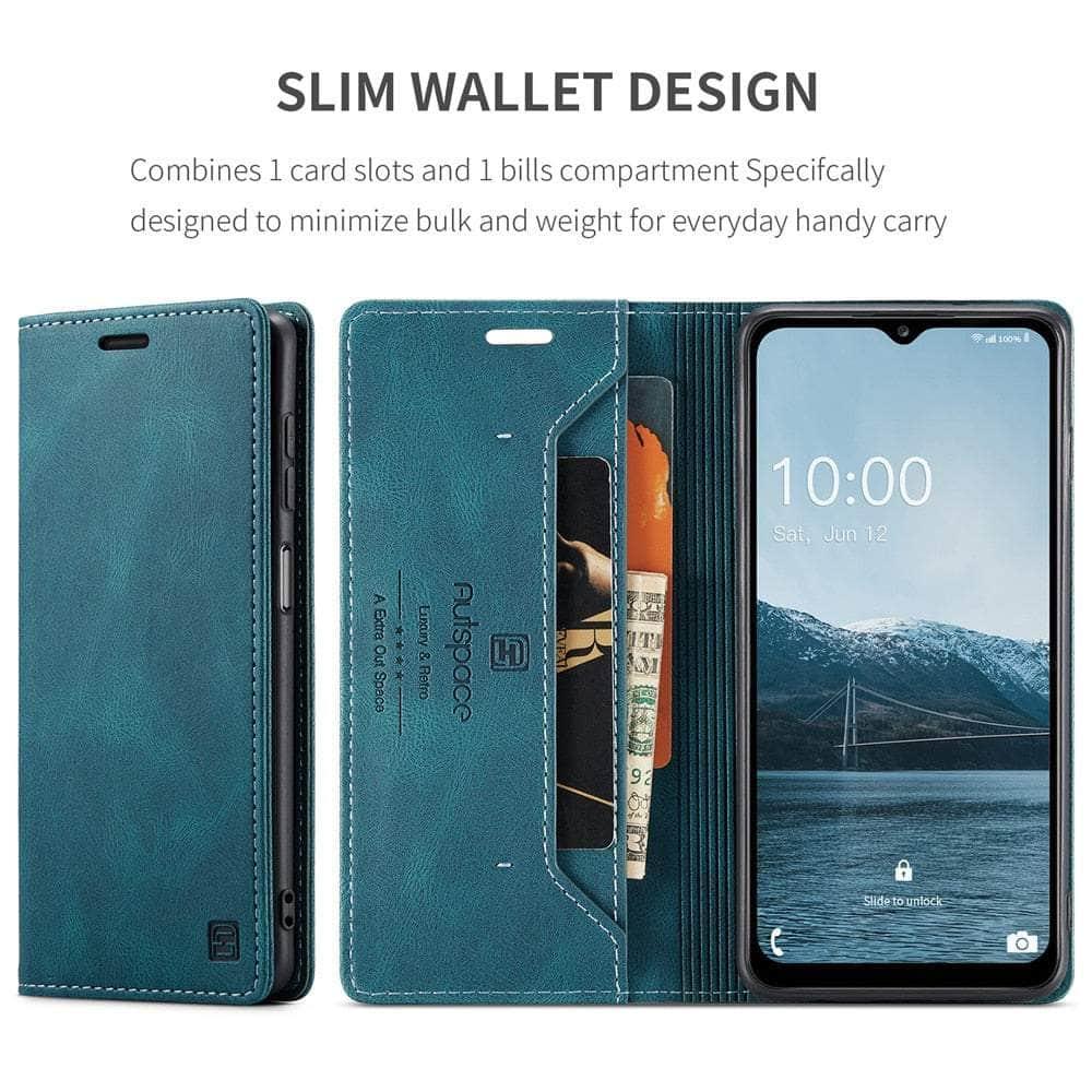 Casebuddy Galaxy A14 5G Flip Vegan Leather Cover