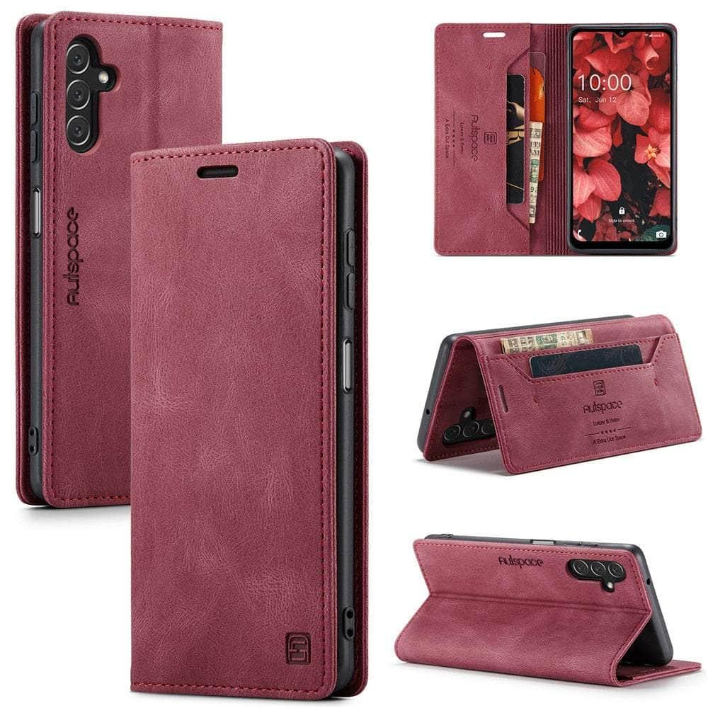 Casebuddy Galaxy A14 5G Flip Vegan Leather Cover