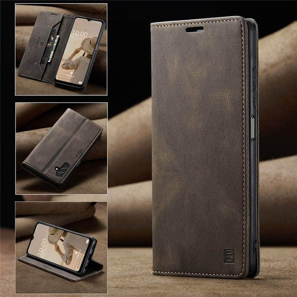 Casebuddy Galaxy A14 5G Flip Vegan Leather Cover