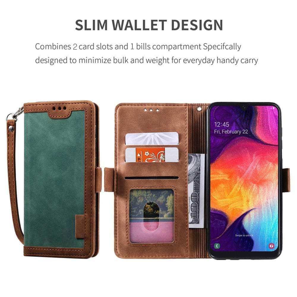 Casebuddy Galaxy A14 Leather Flip Wallet Case