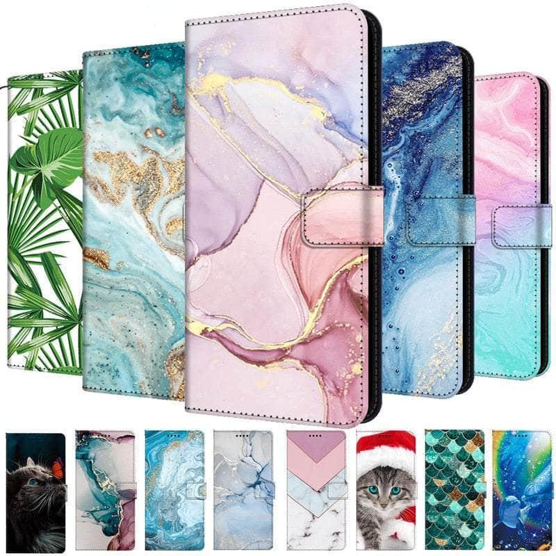 Casebuddy Galaxy A14 Marble Leather Case