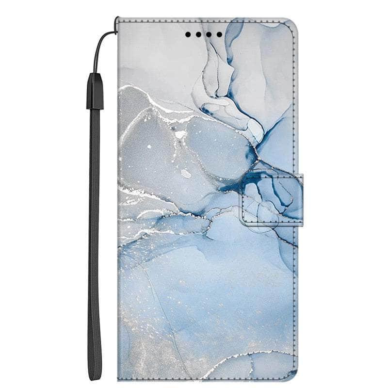 Casebuddy 13 / For Galaxy M14 5G Galaxy A14 Marble Leather Case