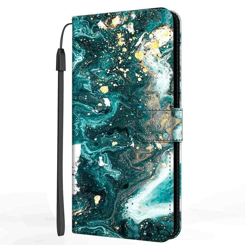 Casebuddy Galaxy A14 Marble Leather Case