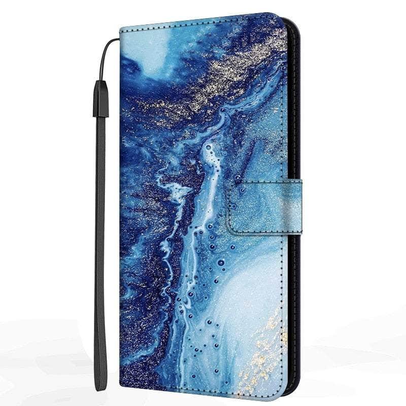 Casebuddy Galaxy A14 Marble Leather Case