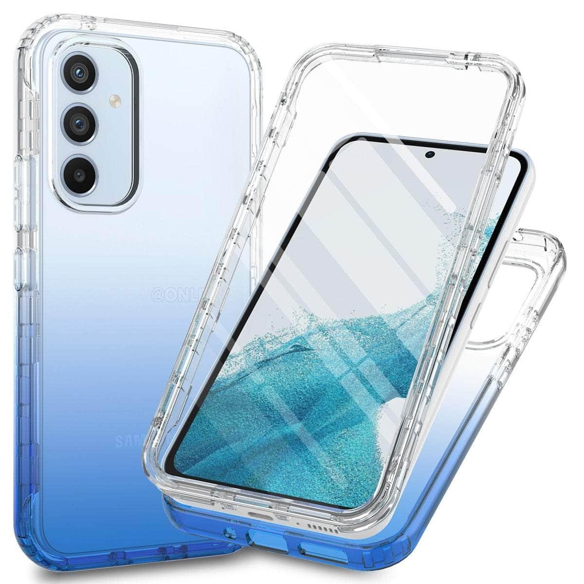 Casebuddy Blue / For Galaxy A14 5G Galaxy A14 Military-Grade 360 Full Body Cover