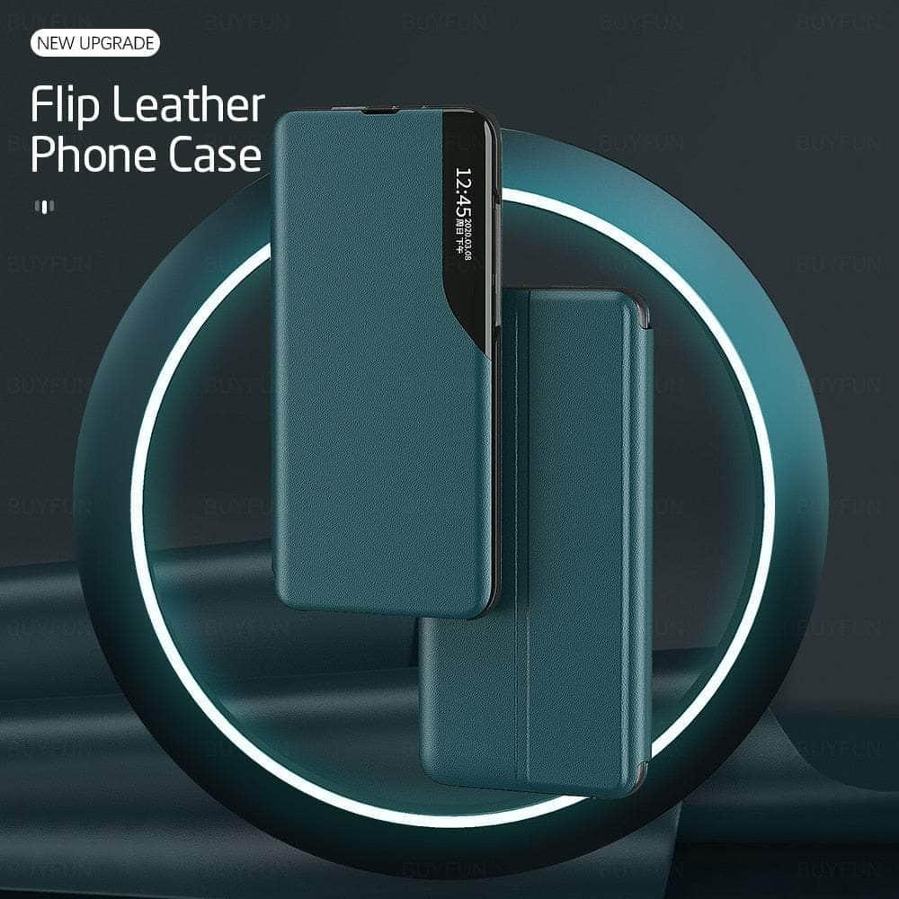 Casebuddy Galaxy A14 Smart Side View Leather Flip Cover