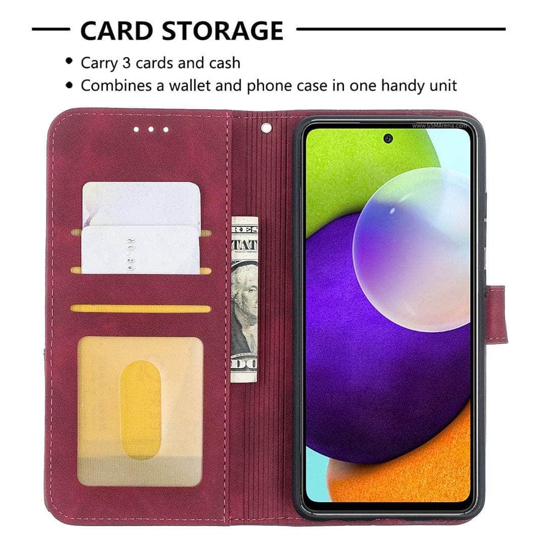 Casebuddy Galaxy A14 Wallet Flip Leather Case