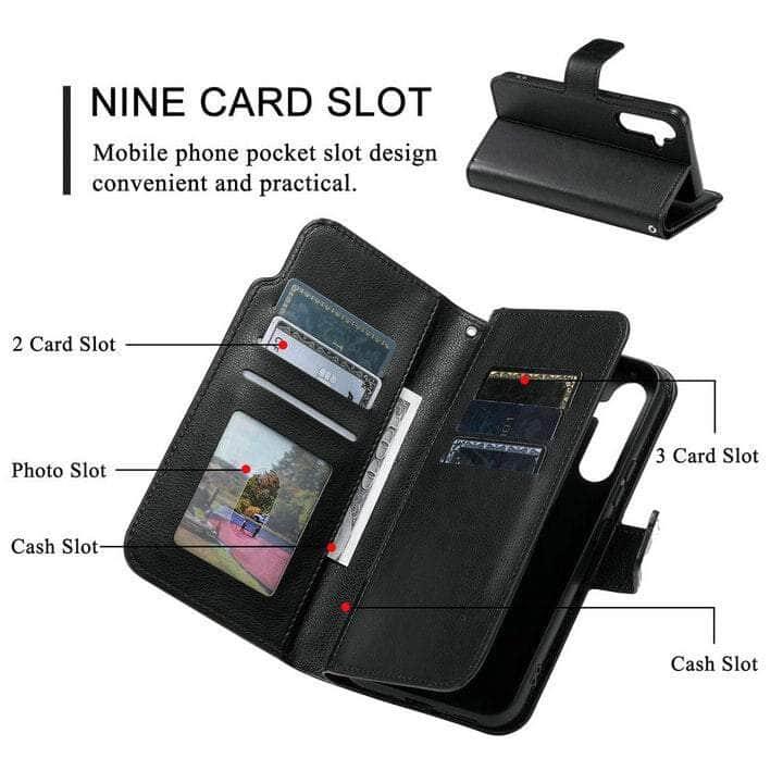 Casebuddy Galaxy A24 2023 Flip Multi Card Pocket Wallet Shell