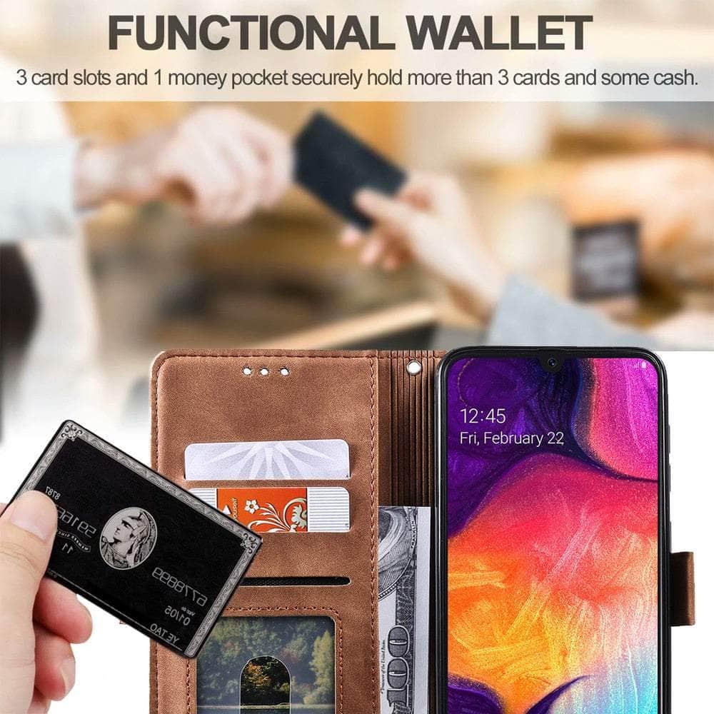 Casebuddy Galaxy A34 Leather Flip Wallet Case