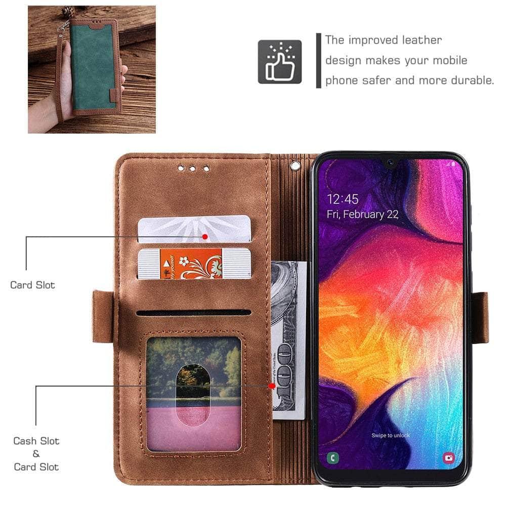 Casebuddy Galaxy A34 Leather Flip Wallet Case