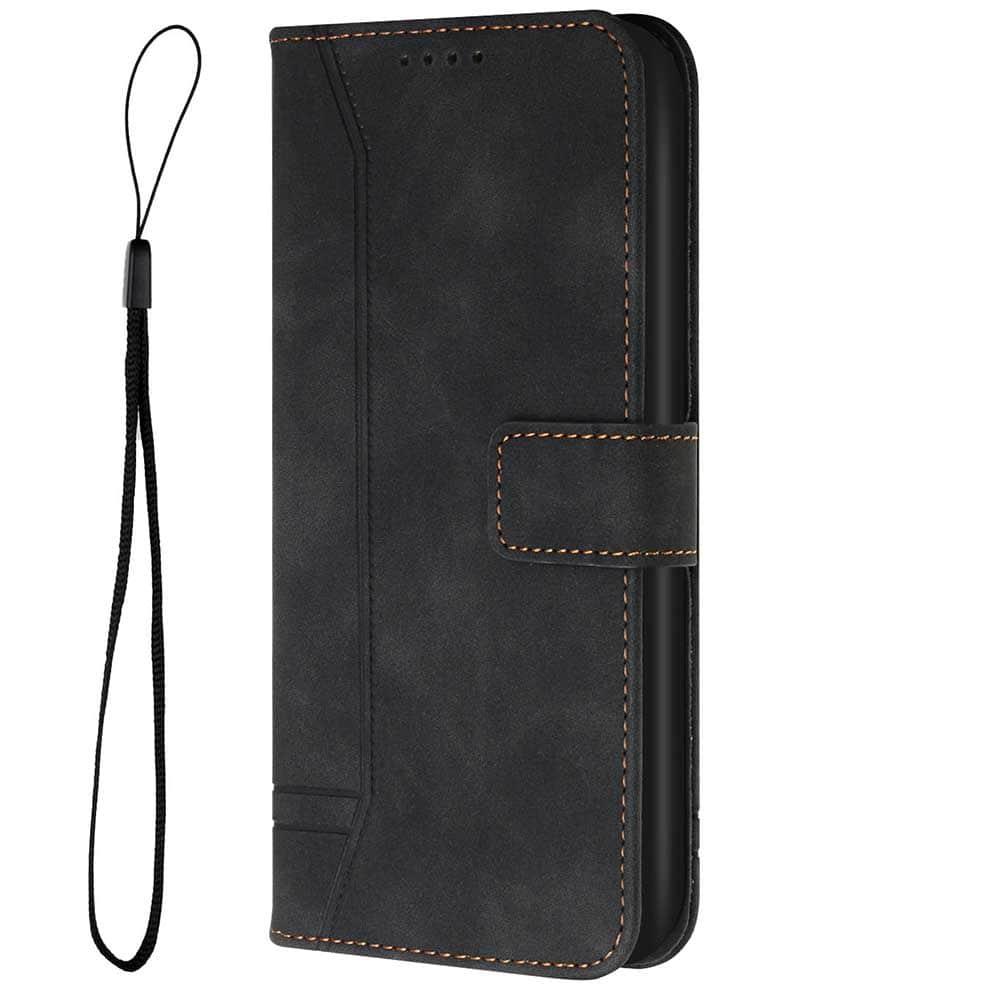 Casebuddy Black / Galaxy A34 5G Galaxy A34 Leather Wallet Case