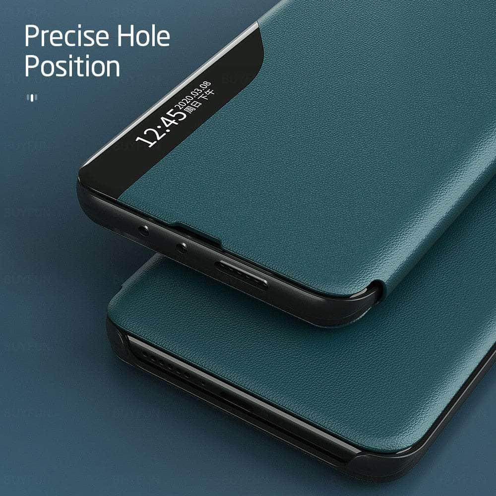 Casebuddy Galaxy A34 Smart Side View Leather Flip Cover