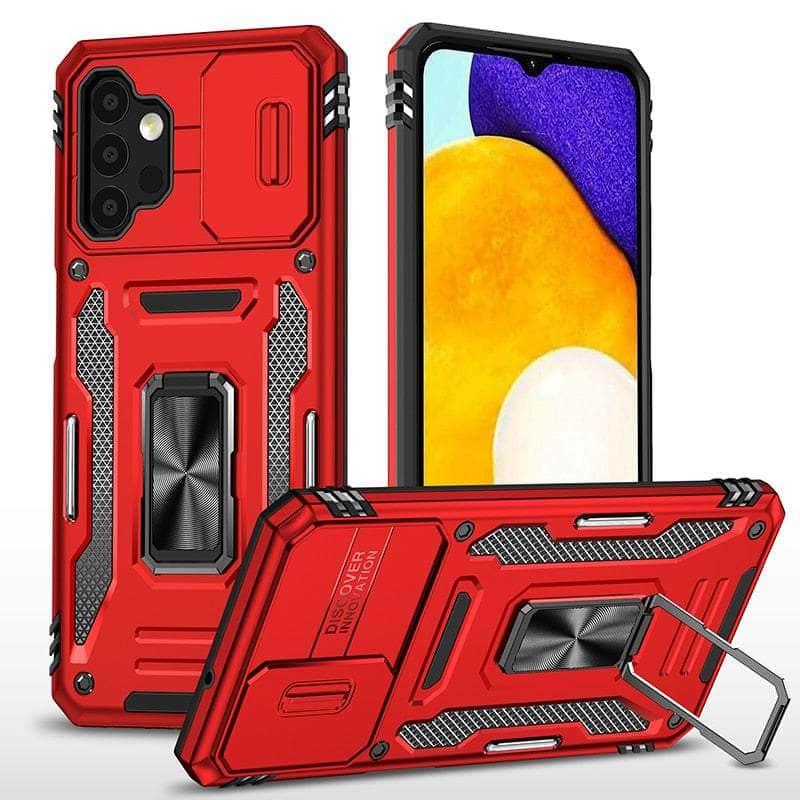 Casebuddy Red / for Galaxy A54 5G Galaxy A54 2023 Finger Ring Kickstand Cover
