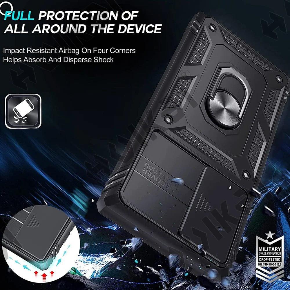 Galaxy S24 Heavy Duty Ring Kickstand Cover