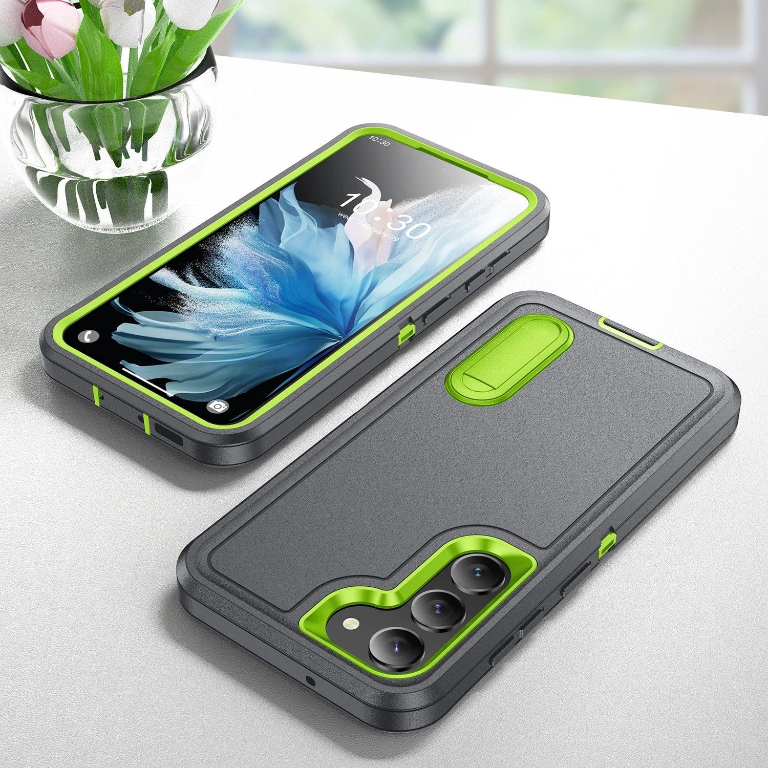 Galaxy S24 Plus Anti-Dust Kickstand Rugged Case