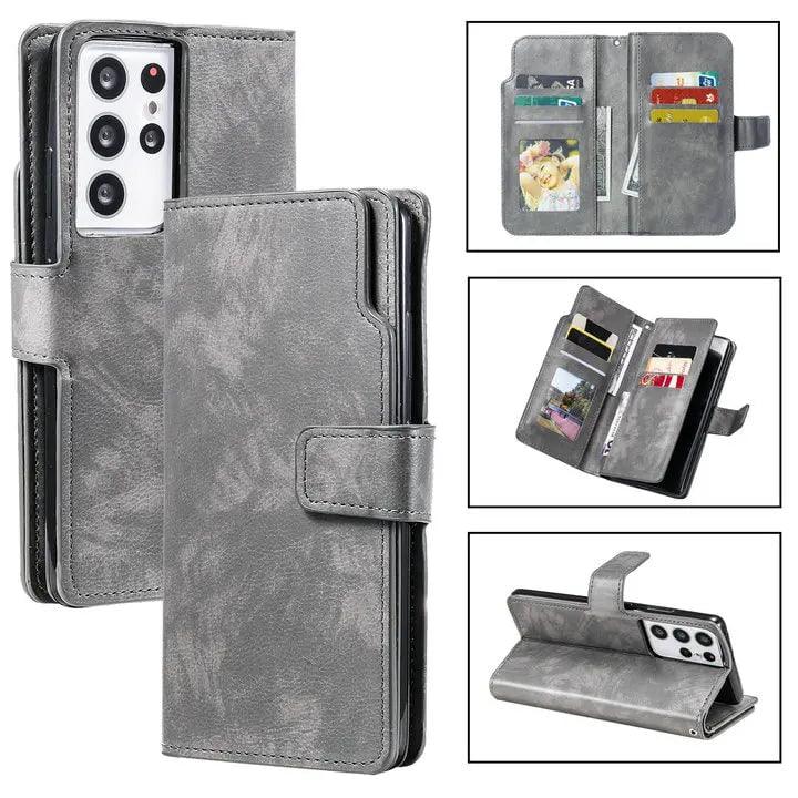 Galaxy S24 Plus Flip Wallet Book Leather Case