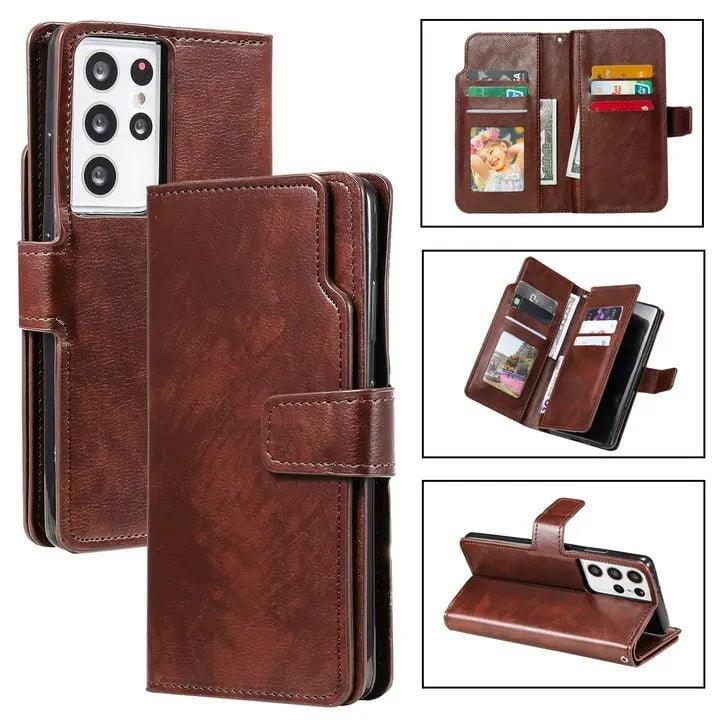 Galaxy S24 Plus Flip Wallet Book Leather Case