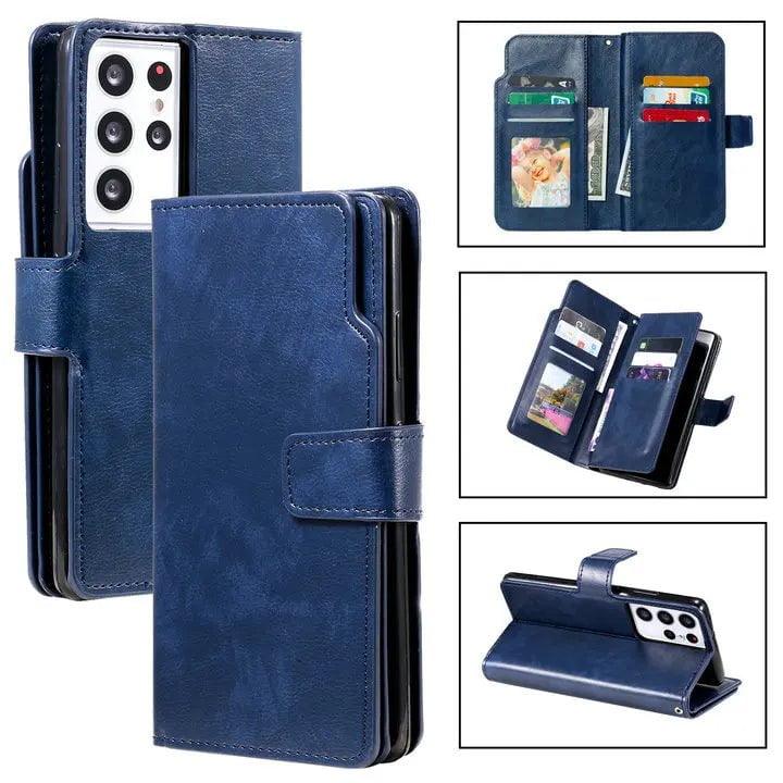 Galaxy S24 Plus Flip Wallet Book Leather Case