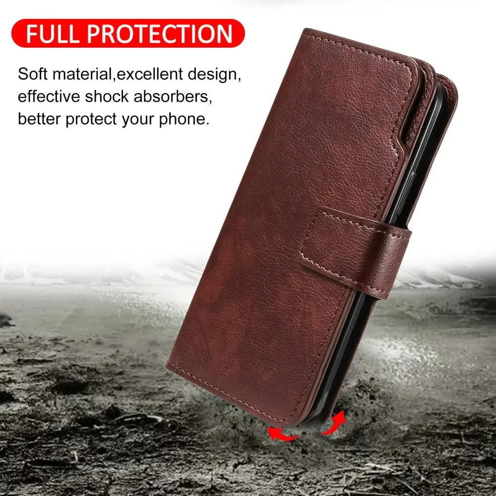 Galaxy S24 Plus Flip Wallet Book Leather Case