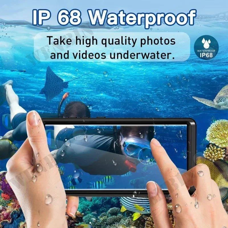 Casebuddy Black / Samsung S24 Plus Galaxy S24 Plus IP68 Waterproof Case