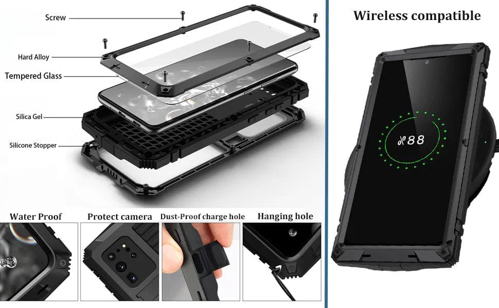 Casebuddy Galaxy S24 Plus Rugged Military Metal Case