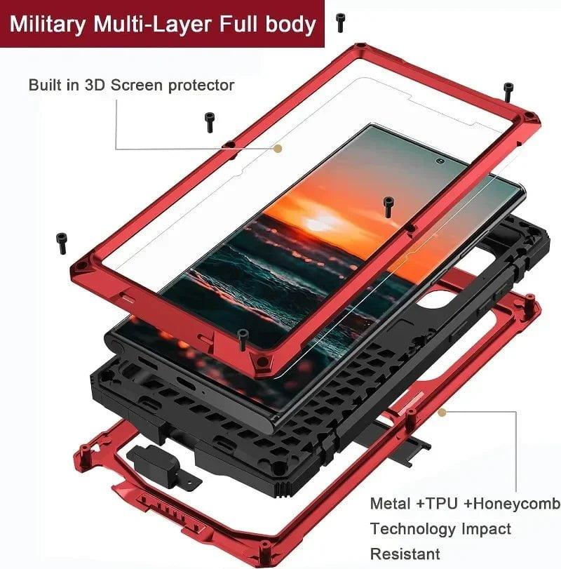 Casebuddy Galaxy S24 Plus Rugged Military Metal Case