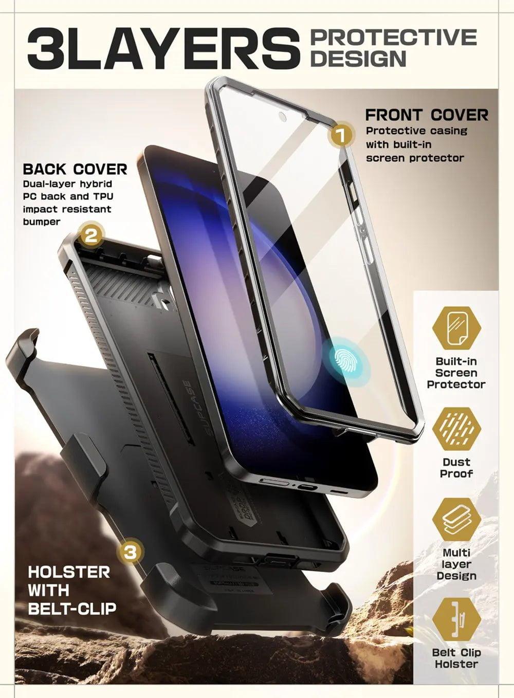 Casebuddy Galaxy S24 Ultra Supcase UB Pro Full-Body Dual Layer Case