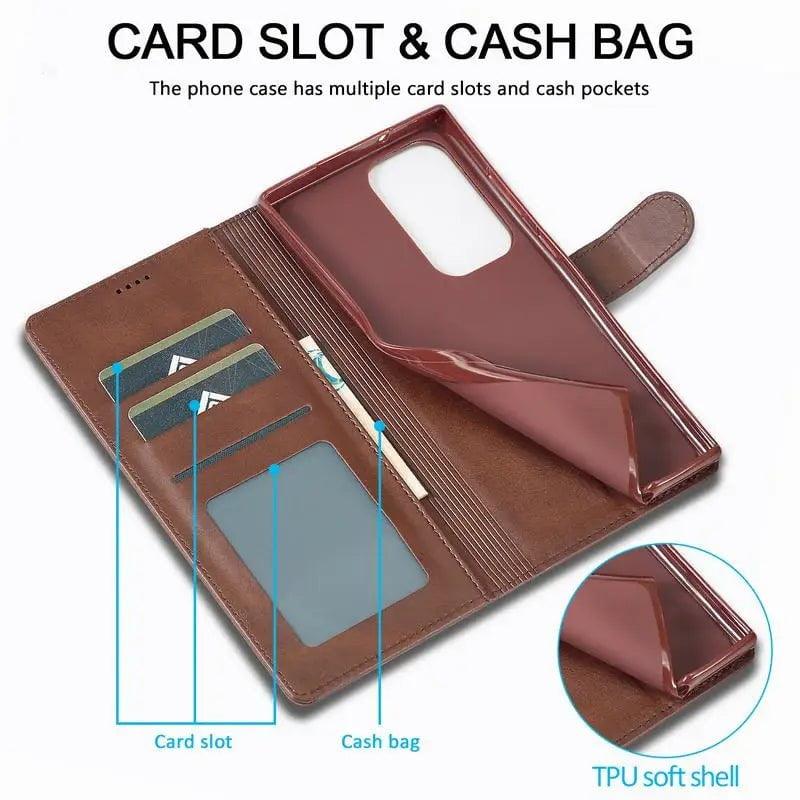 Casebuddy Galaxy S24 Plus Wallet Vegan Leather Cover