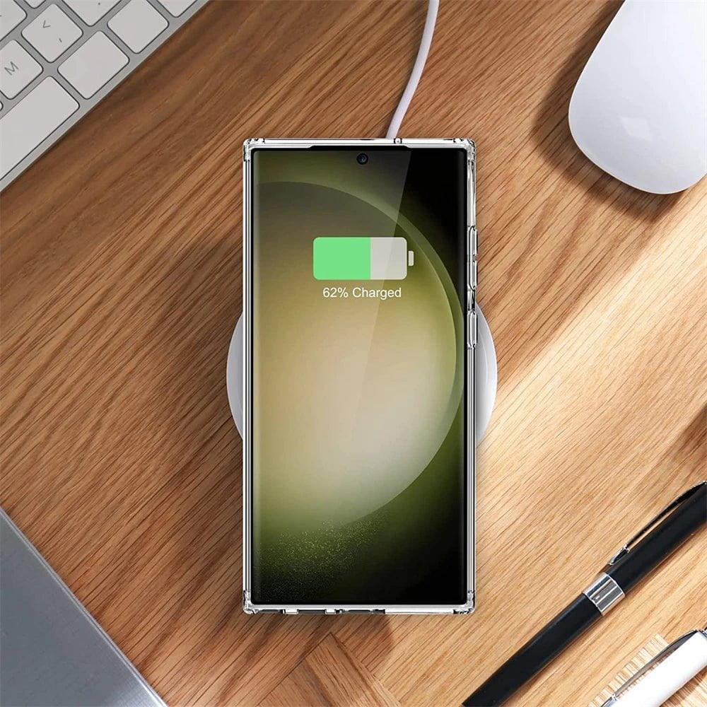 Casebuddy Transparent / For S24 Ultra Galaxy S24 Ultra Magsafe Magnetic Wireless Charging Case