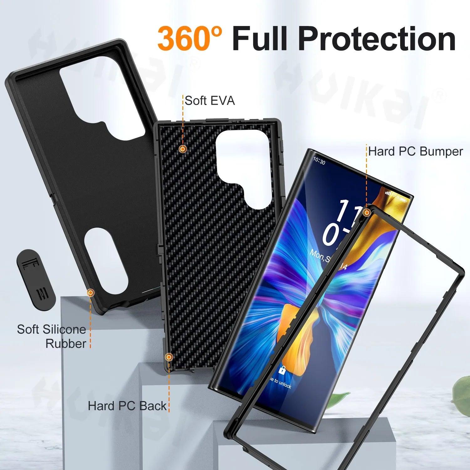 Casebuddy Galaxy S24 Ultra Shockproof Heavy Duty Cover