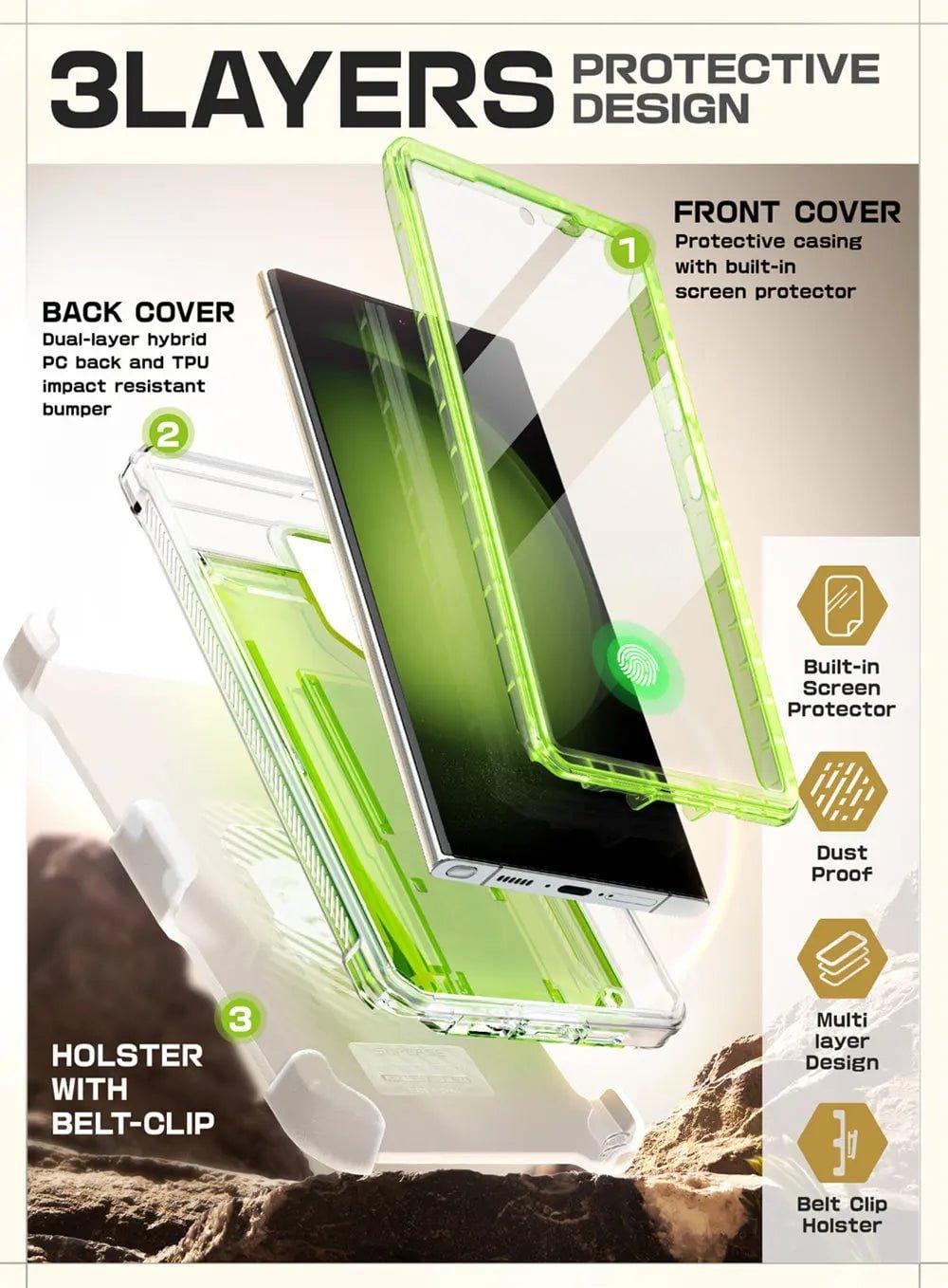 Casebuddy Galaxy S24 Ultra Supcase UB Pro Full-Body Dual Layer Case