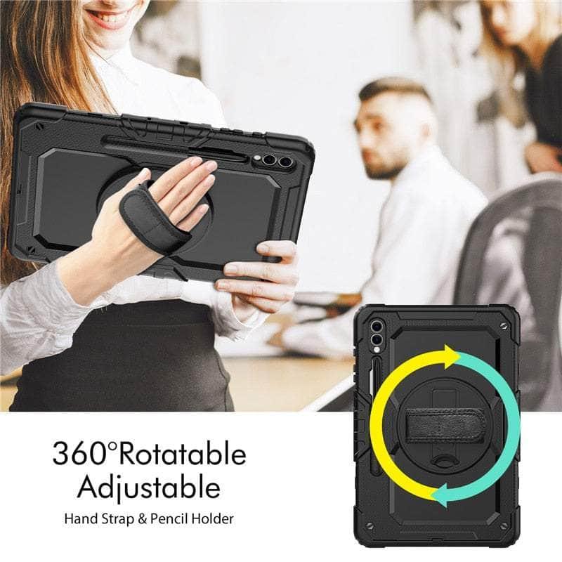 Casebuddy Galaxy Tab S9 Plus Shockproof Shoulder Strap Case