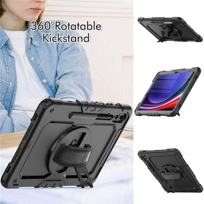 Casebuddy Galaxy Tab S9 Ultra Shockproof Shoulder Strap Case