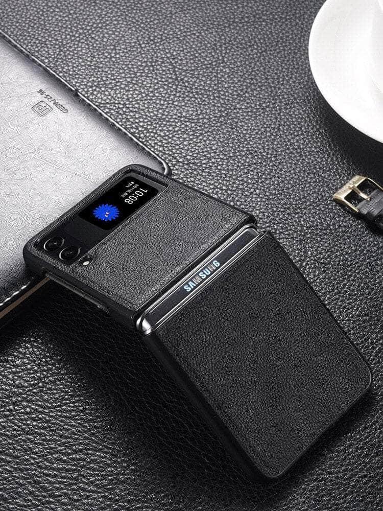 Casebuddy Galaxy Z Flip 5 Vegan Leather Case