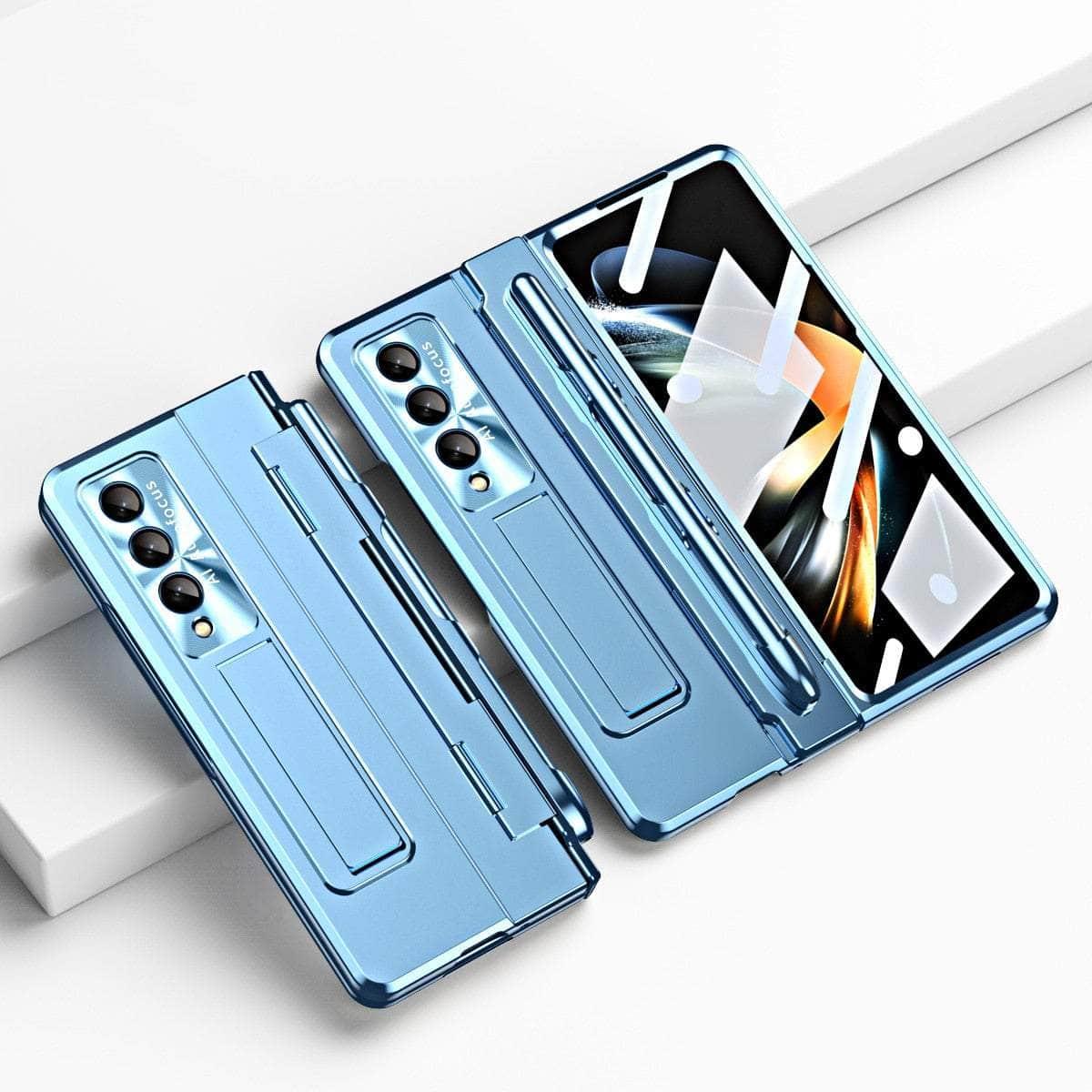 Casebuddy Blue / Galaxy Z Fold 4 Galaxy Z Fold 4 Pen Holder Kickstand Case