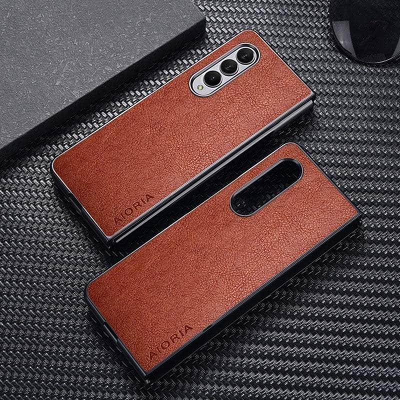 Casebuddy Galaxy Z Fold 4 Vintage Vegan Leather Case