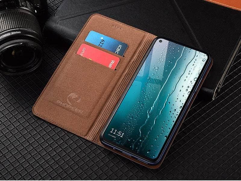 Casebuddy Genuine Galaxy A54 Leather Flip Wallet Case