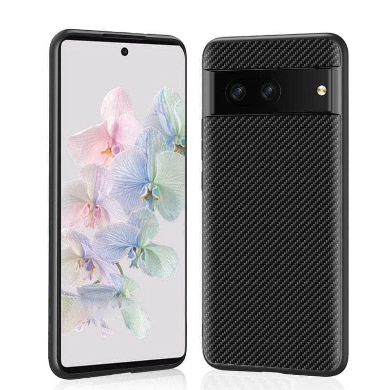 Casebuddy Google Pixel 8 Carbon Fiber Vegan Leather Case