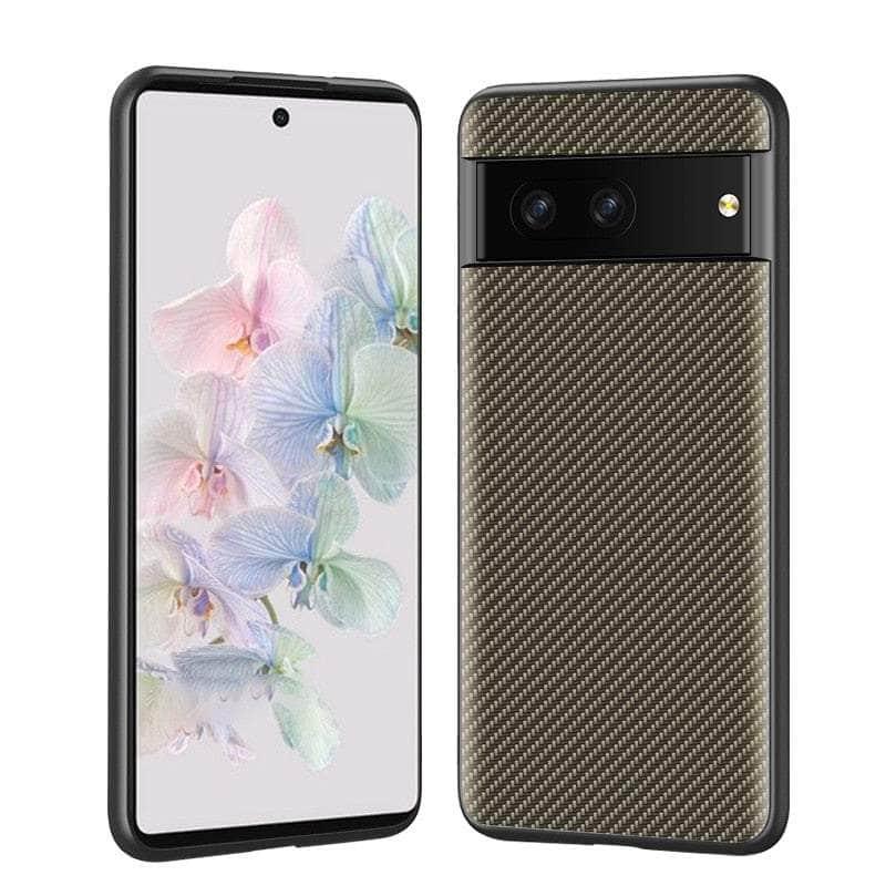 Casebuddy Google Pixel 8 Carbon Fiber Vegan Leather Case