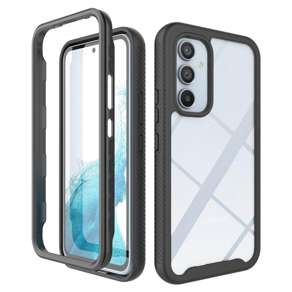 Casebuddy Black / For Galaxy A14 5G Hybrid Full Body Rugged Galaxy A14 Case