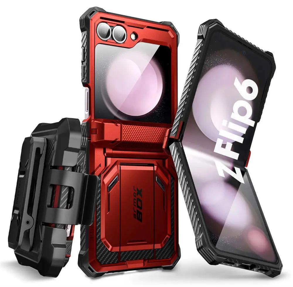 I-BLASON Galaxy Z Flip 6 Armorbox Full-Body Rugged Holster - CaseBuddy Australia