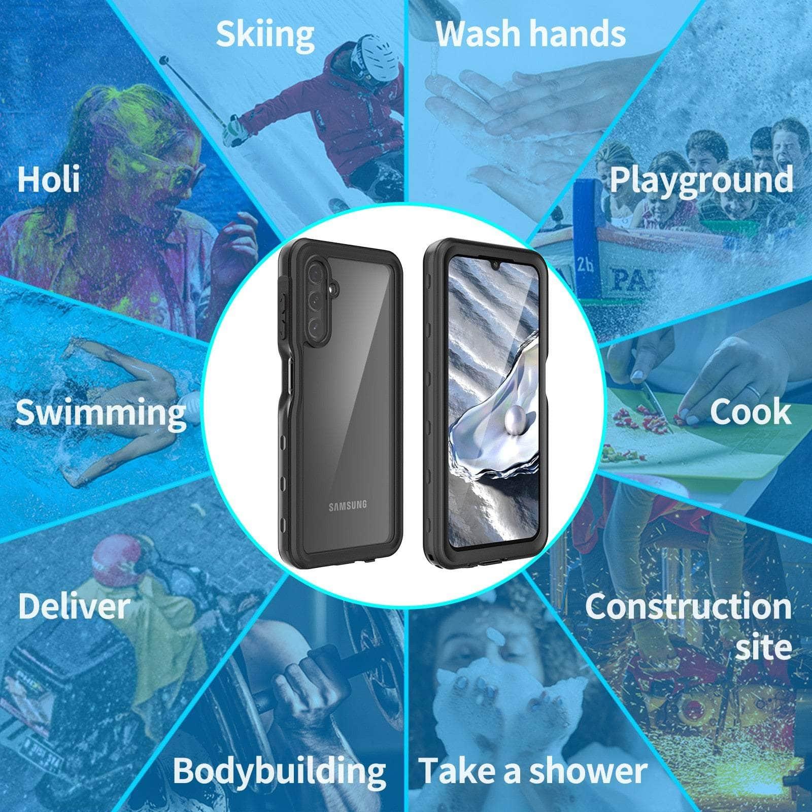 Casebuddy IP68 Waterproof Galaxy A14 Crystal Case